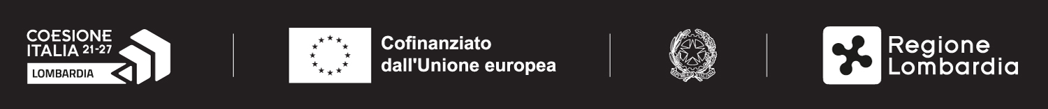 Loghi FESR - Cofinanziato dall'Unione Europea - Regione Lombardia